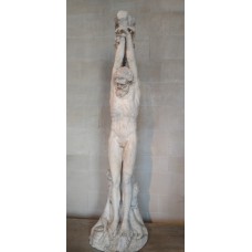 The silenus Marsyas hanging from a pine tree